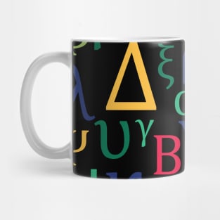 All Greek To Me (Retro Color) Mug